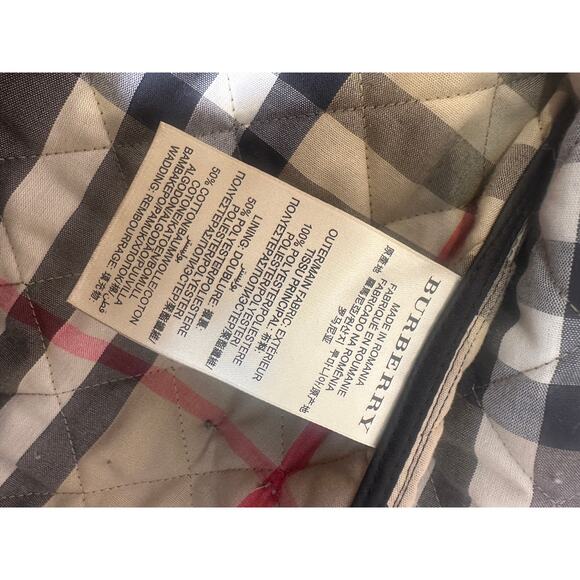 Burberry Brit Black Copford Diamond Quilted Jacket size XL - Picture 8 of 9